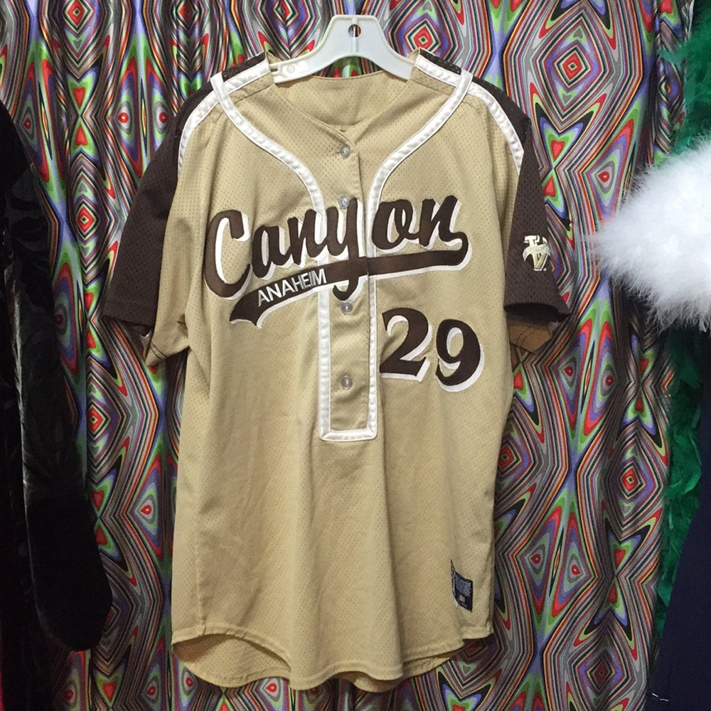 Canyon High School Anaheim Baseball Jersey Large
